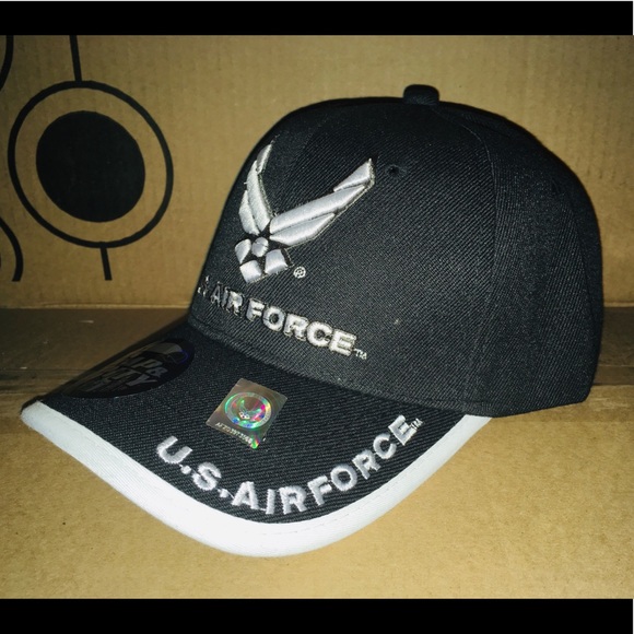 U.S. Air Force USAF Wings Navy Embroidered Cap. - Picture 2 of 4